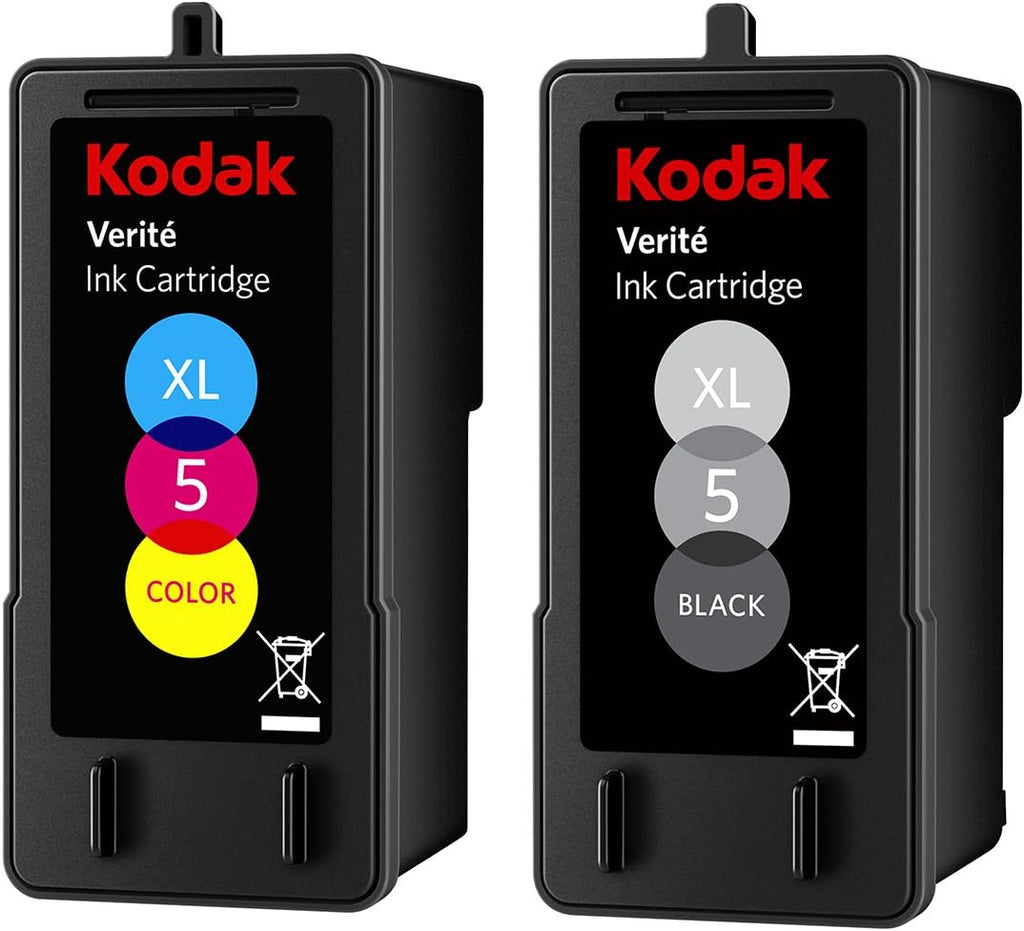 Replacement Ink Cartridge Bundle for Verite Printers, Black and Color, Pack of 2 C756632