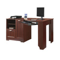 Realspace Magellan Collection Corner Desk Classic Cherry
