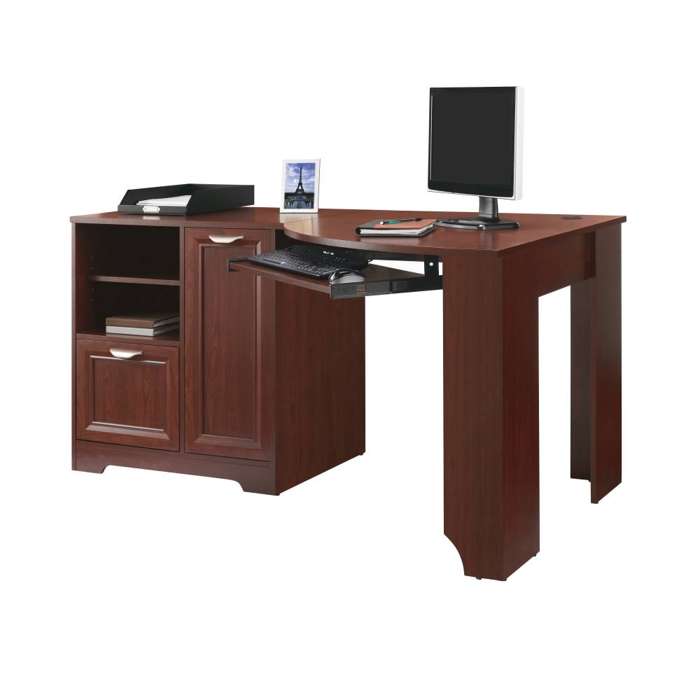 Realspace Magellan Collection Corner Desk Classic Cherry