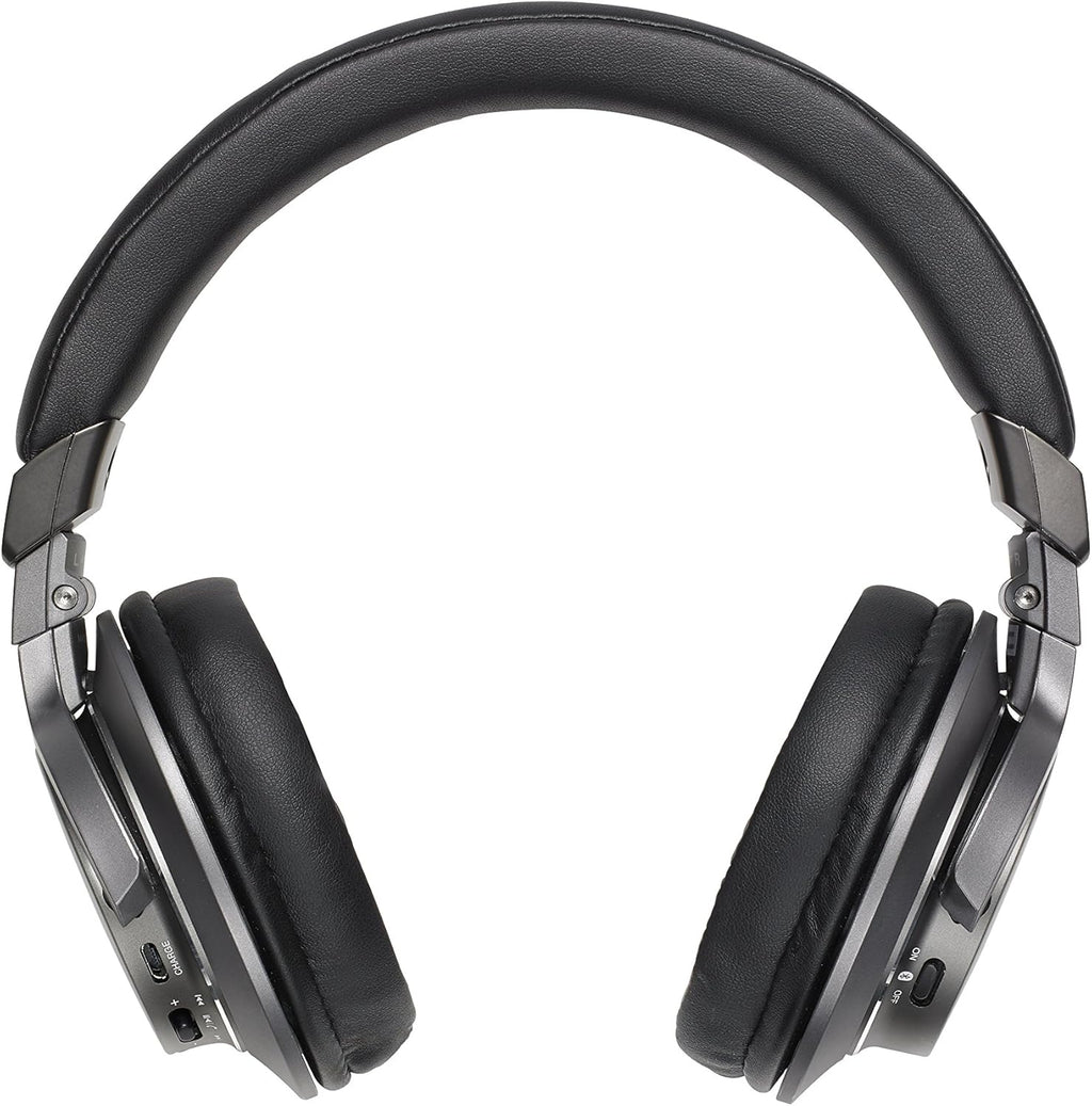 Wireless Over-Ear Headphones with Mic, Black W1595
