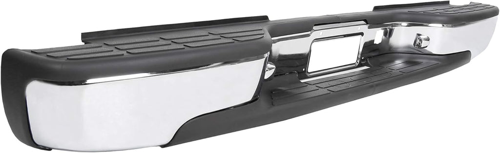 Chrome Steel Rear Step Bumper for 1999-2007 Chevy Silverado GMC Sierra 2500 HD 3500 O82244