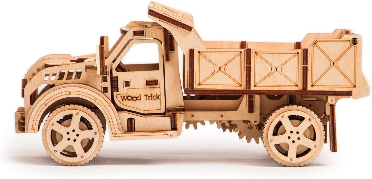 3D Wooden Puzzle Truck and Pickup Model Kit M531