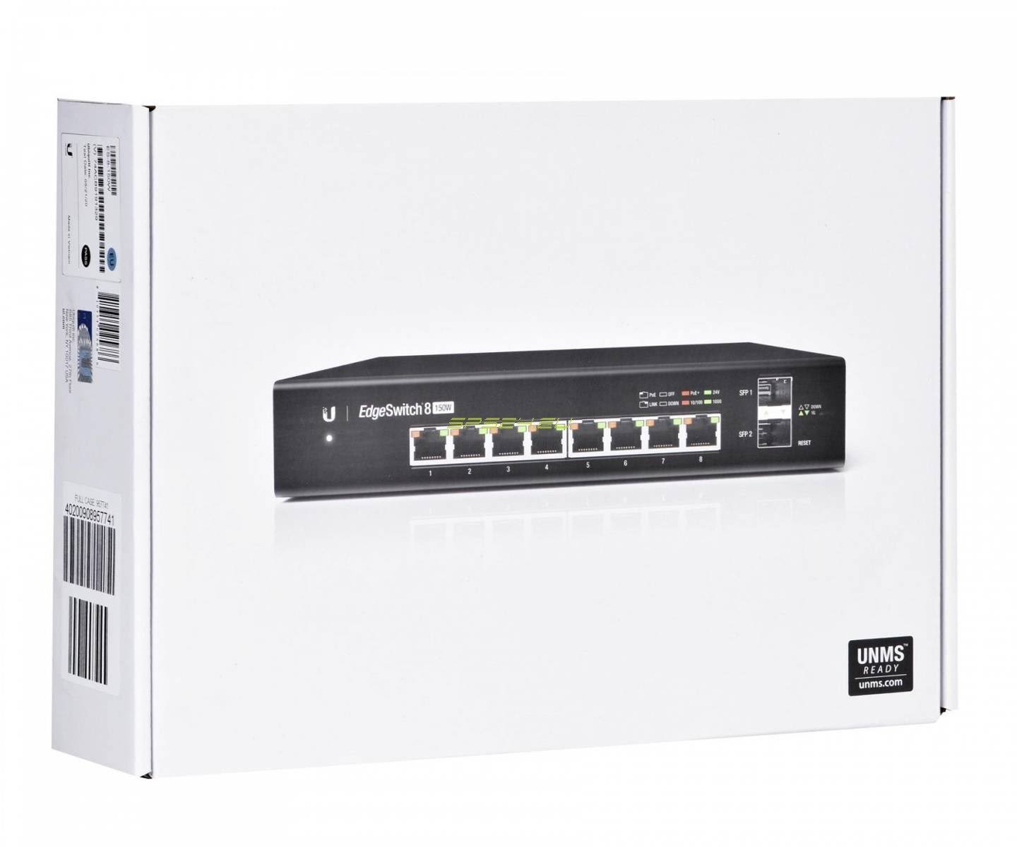 EdgeSwitch 8 150W 8-Port Managed Switch J779026
