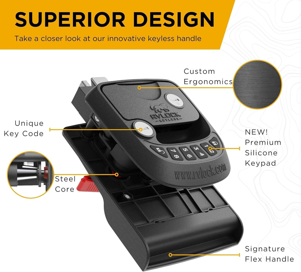 Keyless Entry Keypad for RV and 5th Wheel G25373
