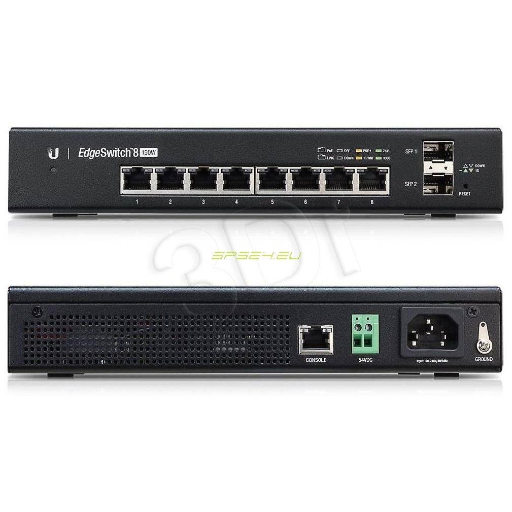EdgeSwitch 8 150W 8-Port Managed Switch J779026
