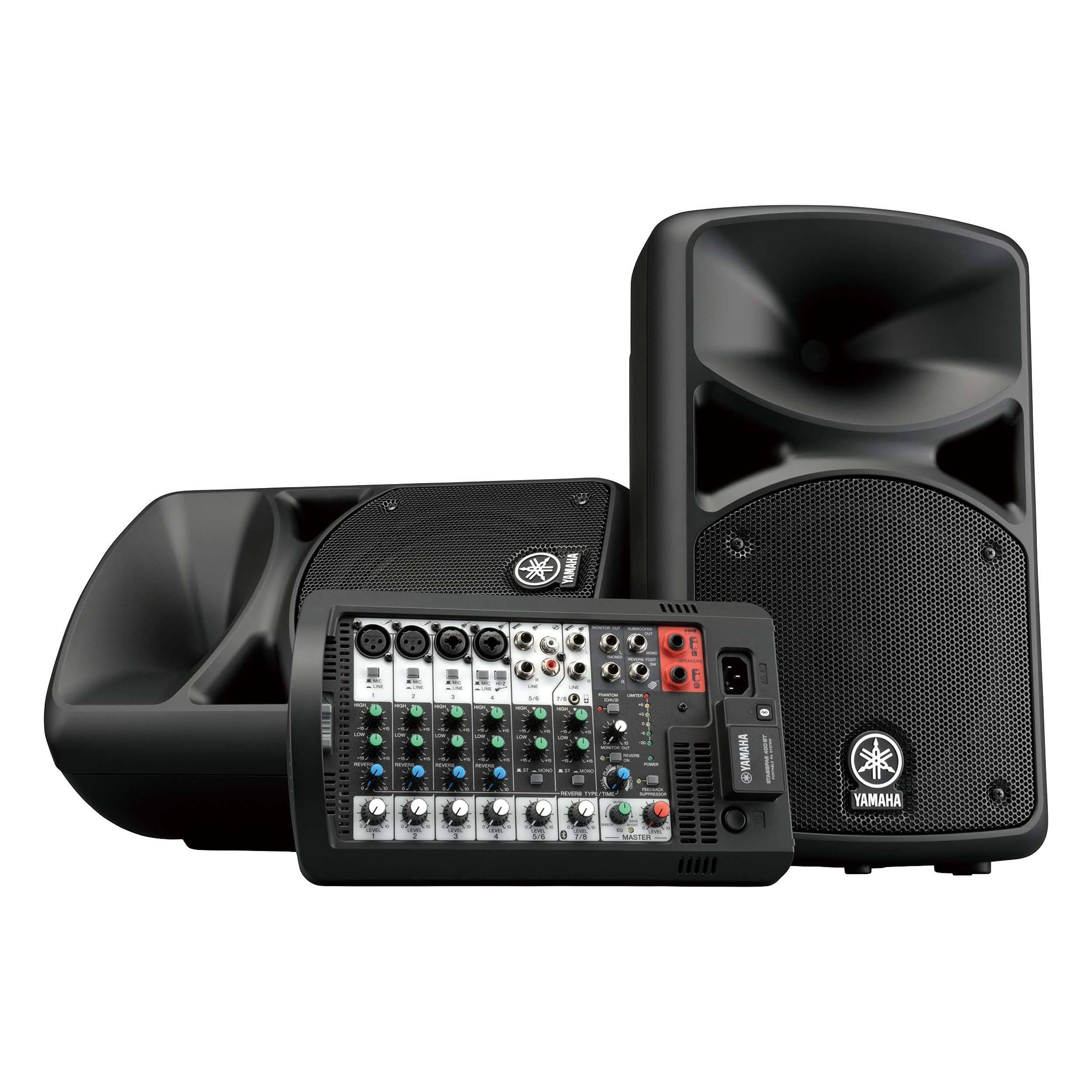 Yamaha STAGEPAS 400BT 2-way Floor-Standing PA Speakers - Wireless
