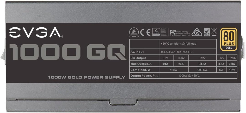 1000W 80+ Gold Semi Modular Power Supply H566