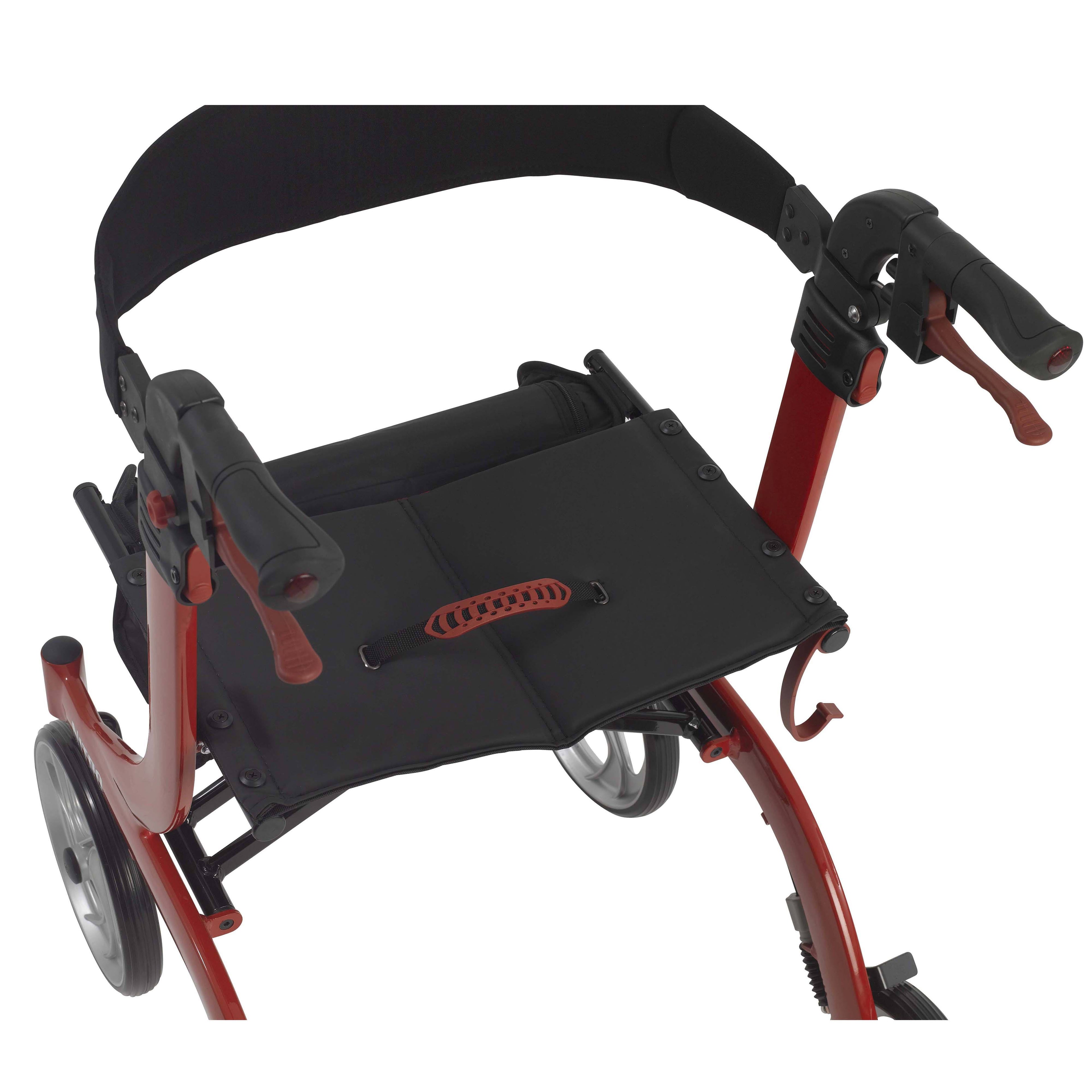 Nitro Euro Style Rollator Walker Red J179