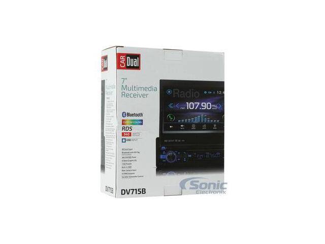 7x22 Single-DIN In-Dash DVD Receiver with Motorized Touchscreen & Bluetooth N424