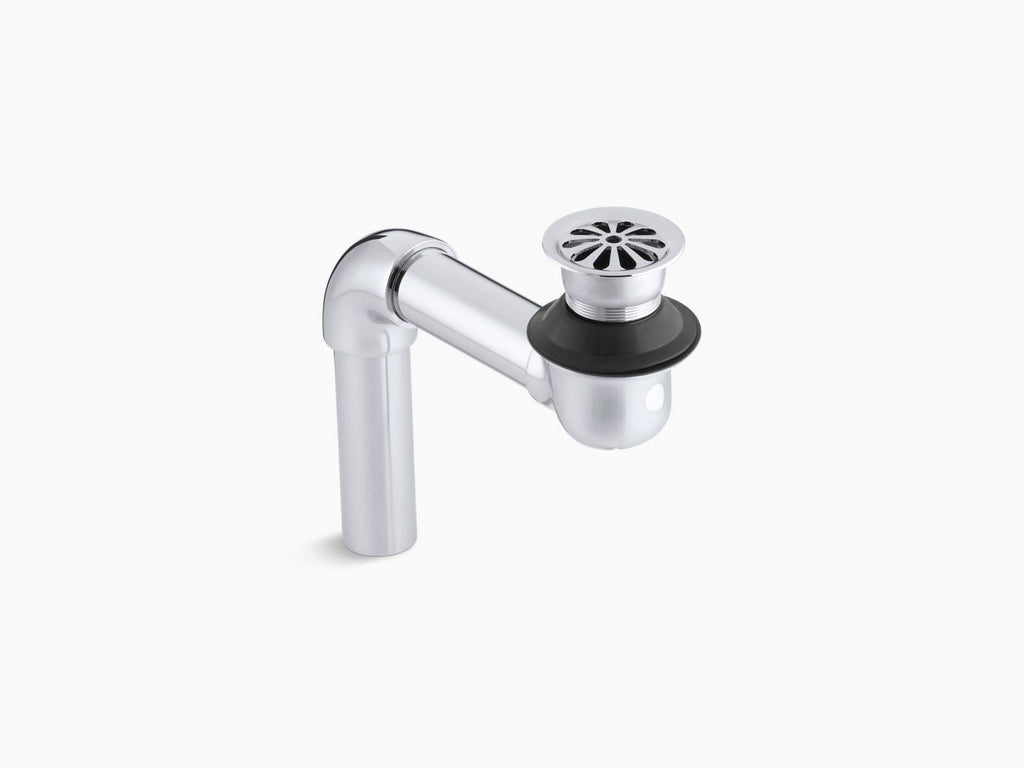 KOHLER K-7131-A-CP Offset Grid Drain, Polished Chrome