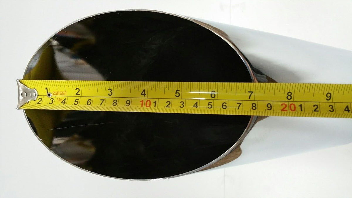 Stainless Steel Exhaust Tip 2.5" Inlet 5" Outlet 17" Pack of 2 X322955
