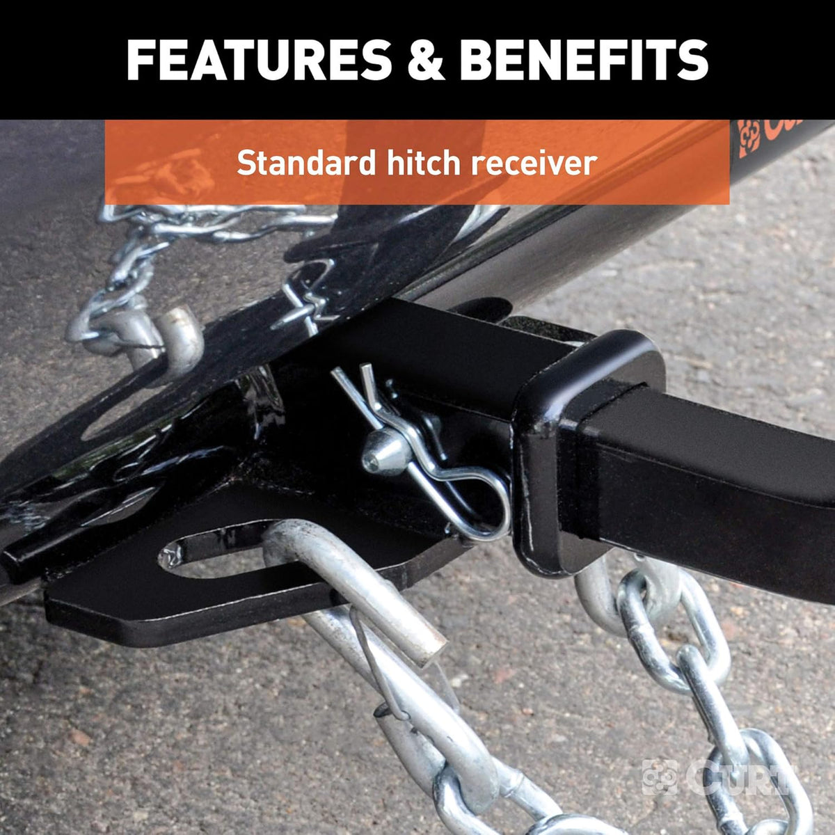 Class 1 Trailer Hitch, 1-1/4-Inch Receiver L863