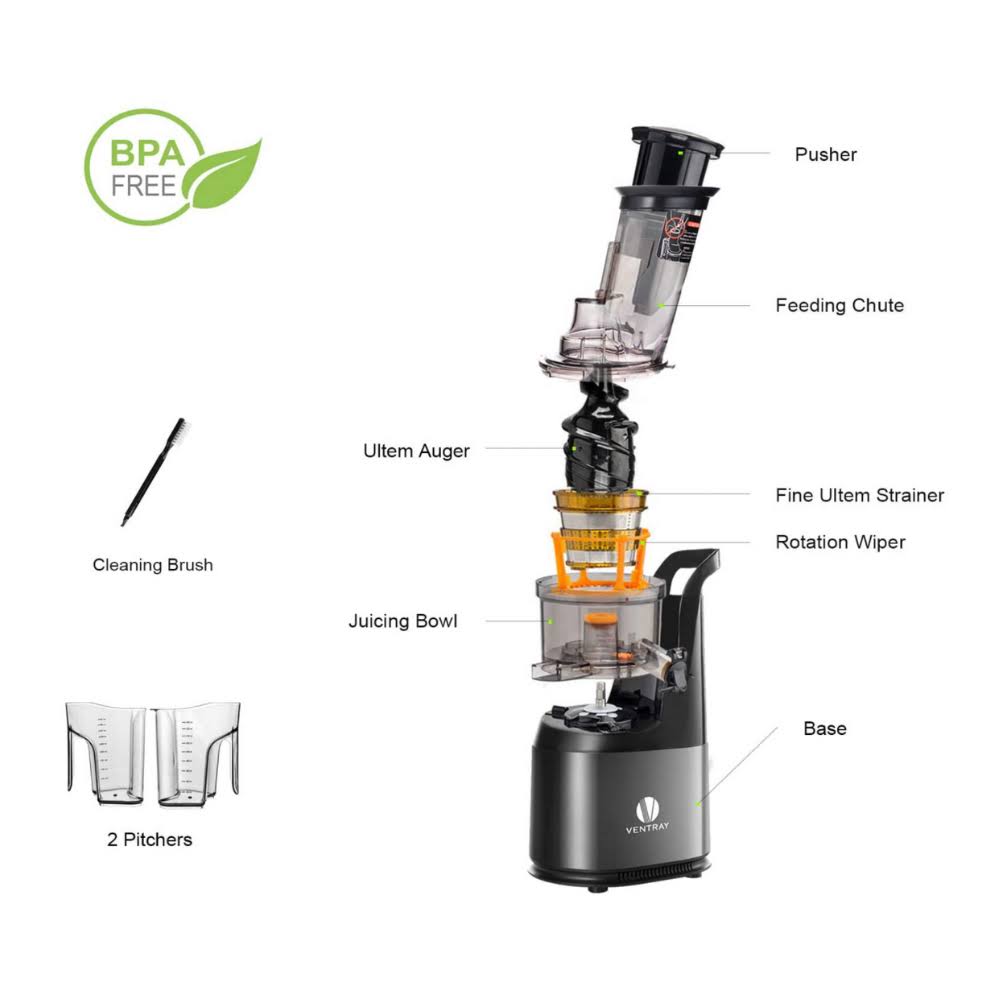 Masticating Juicer Slow Cold Press Juice Maker M5481