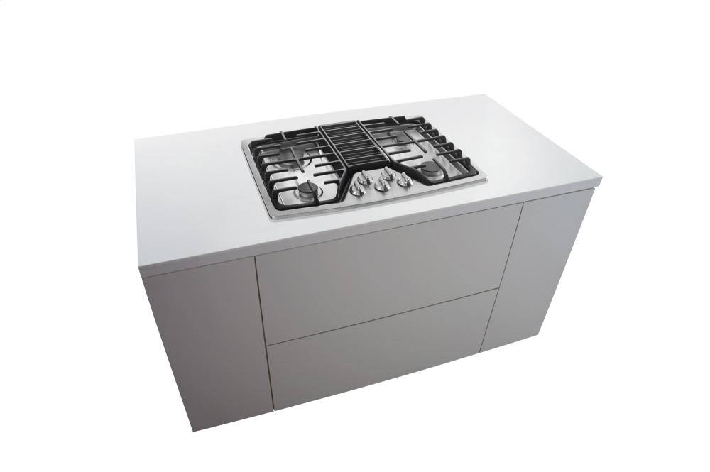 30 Inch Gas Downdraft Cooktop Stainless Steel Q28975