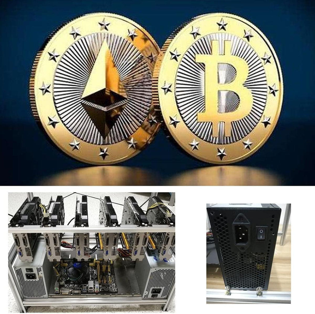Open Air Mining Rig Frame for GPU Stackable Aluminum Alloy U558