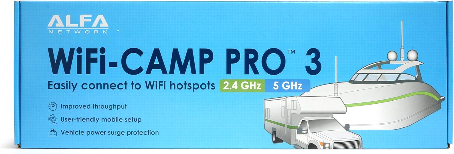 WiFi Range Extender for RV, Caravan, Boat D66103