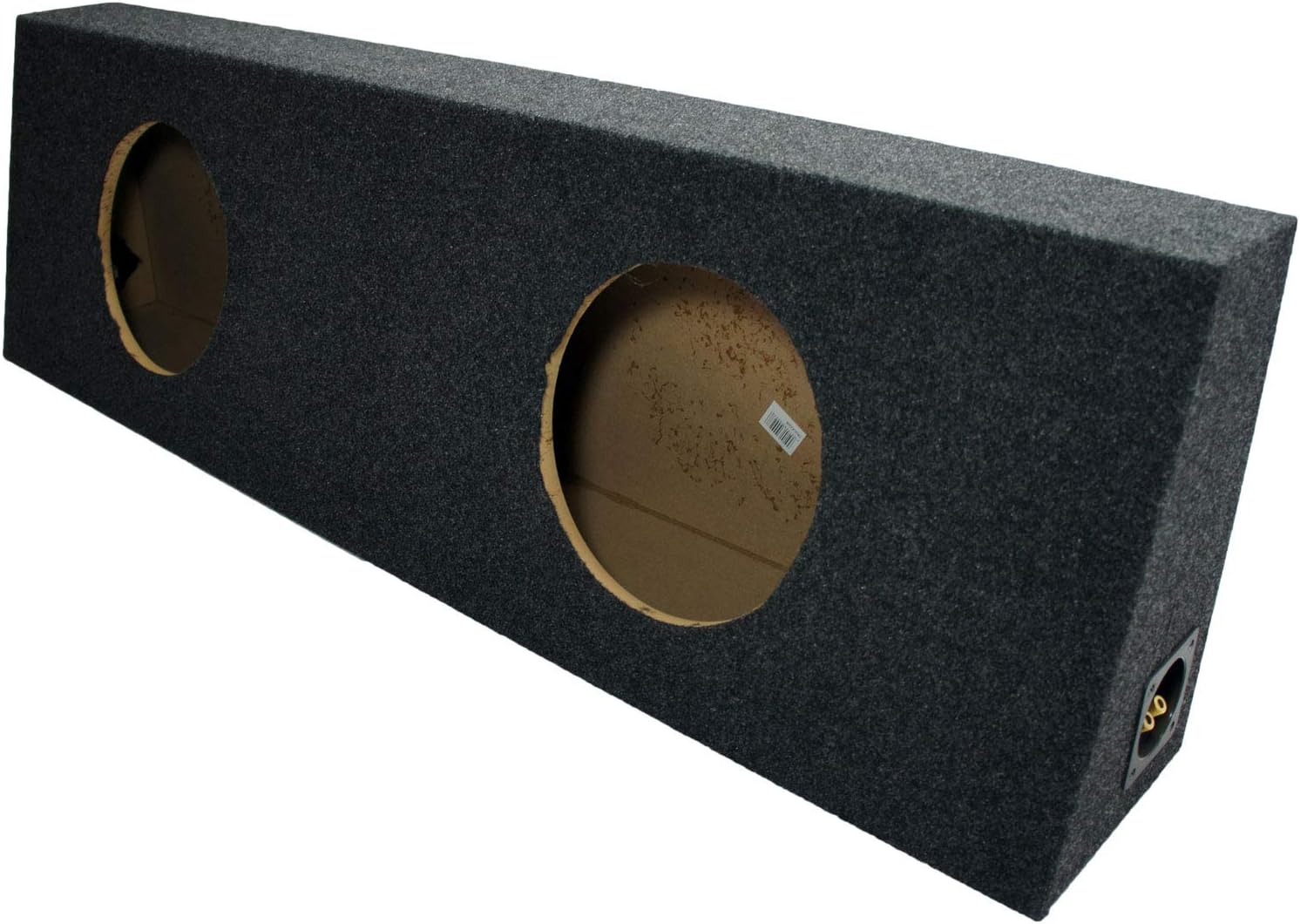 Dual 10" Subwoofer Truck Sub Box Enclosure, 5/8" MDF, Gray K8623