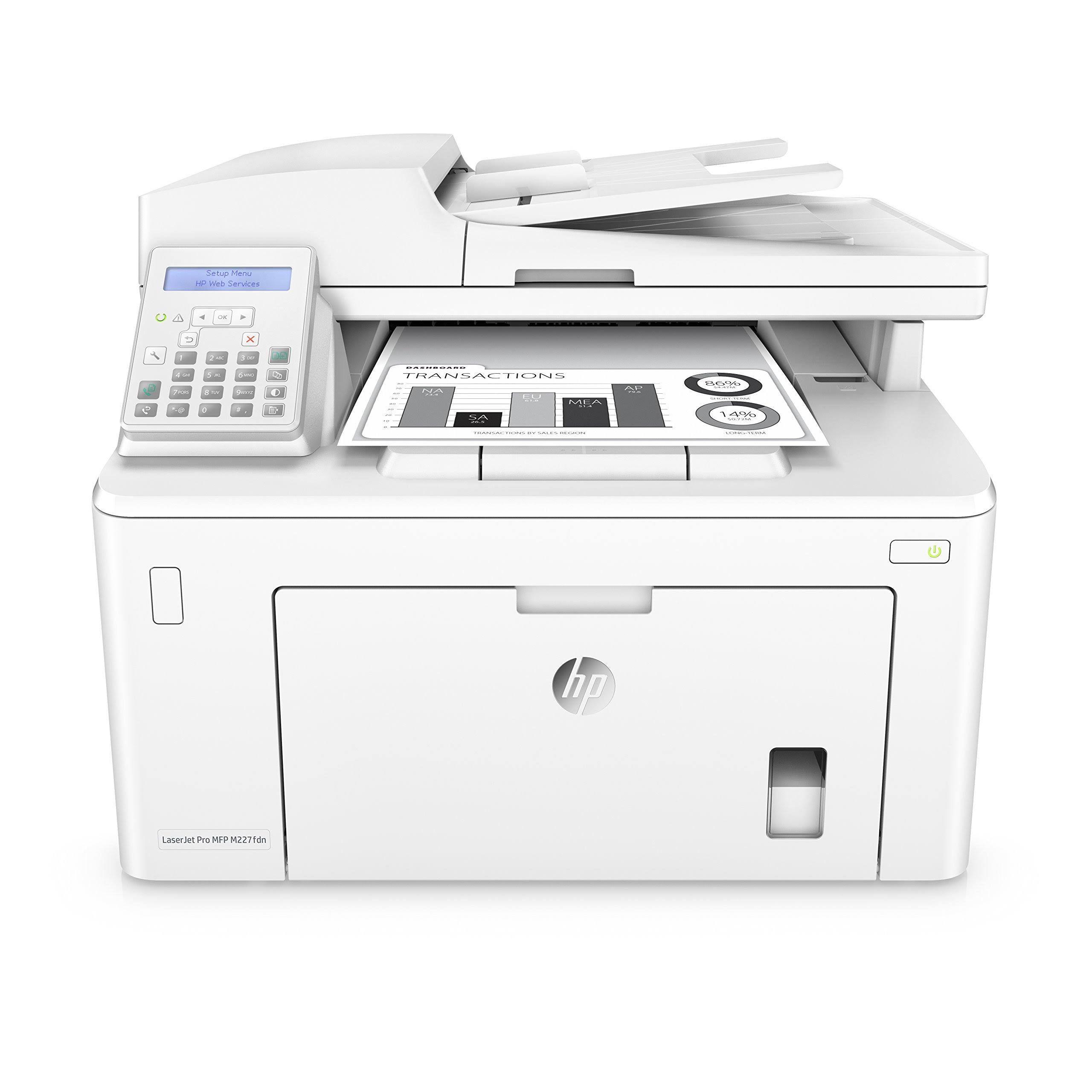 HP LaserJet Pro MFP M227fdn Monochrome Laser - Multifunction printer - English / United States