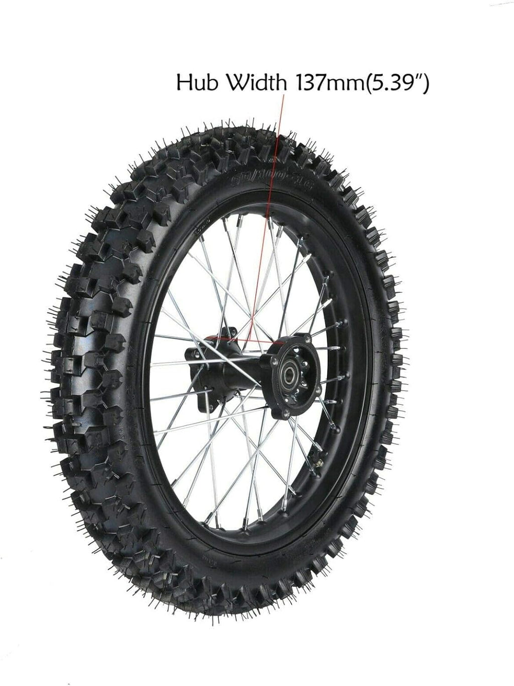 16 inch Rear Wheel Tire Rim and Sprocket with Bolt for 110cc 125cc 140cc 150cc Dirt Bike R65922