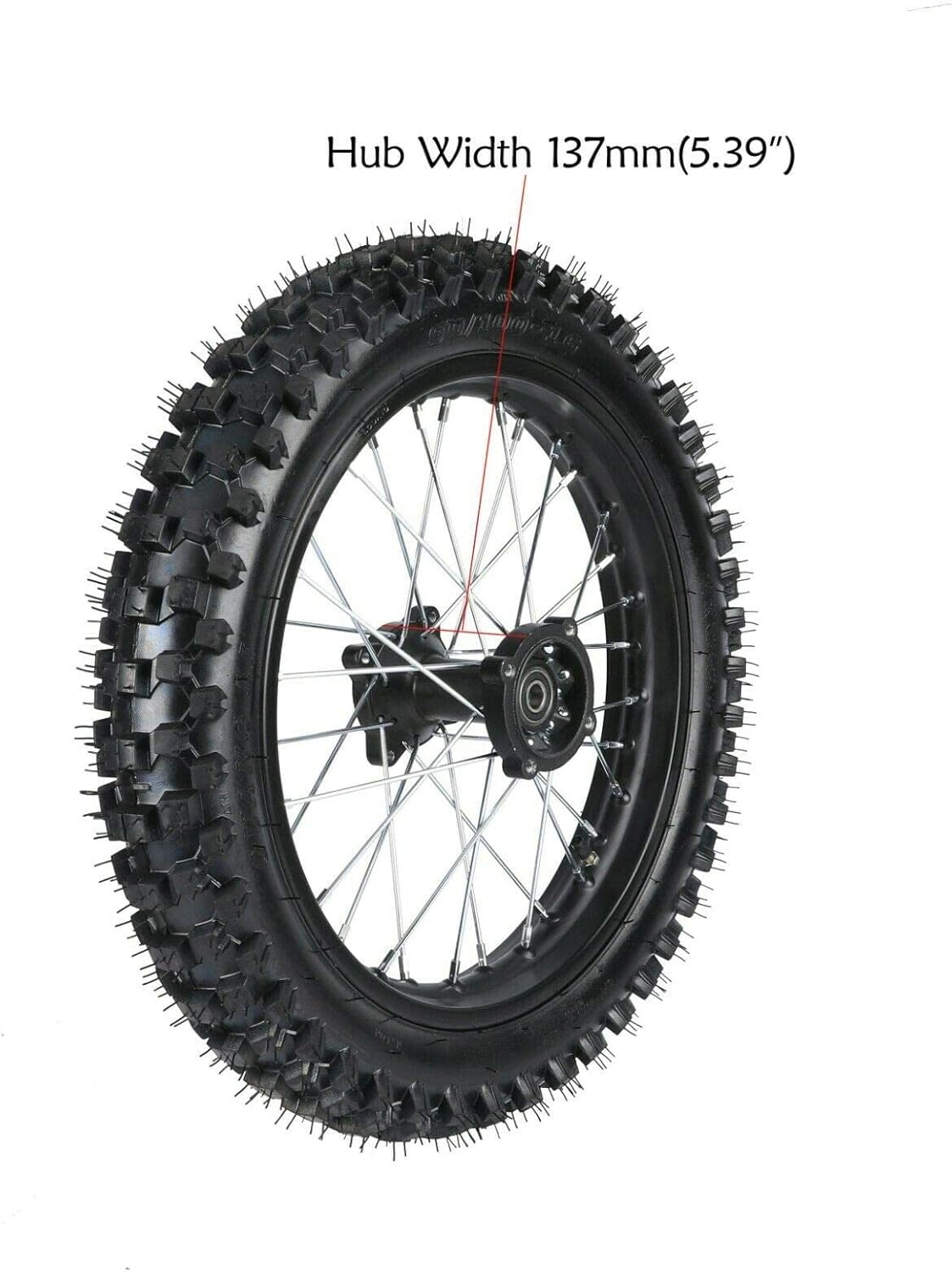 16 inch Rear Wheel Tire Rim and Sprocket with Bolt for 110cc 125cc 140cc 150cc Dirt Bike R65922
