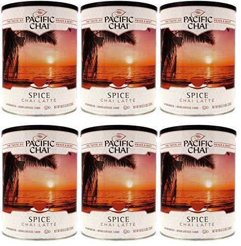 Chai Latte Instant Powdered Mix, 3 Pound Canister (Pack of 6) L597
