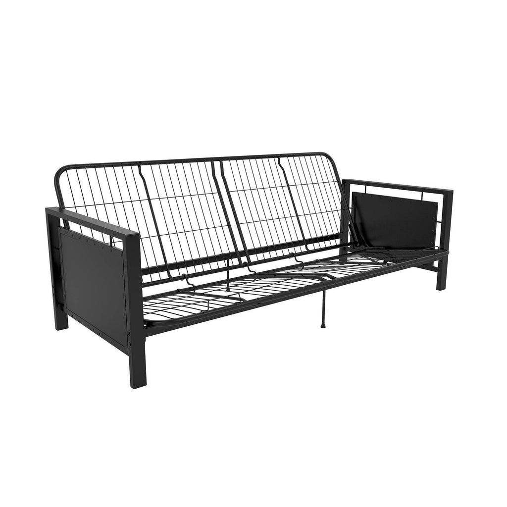 Metal Arm Futon Frame, Black V88615