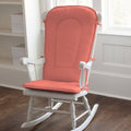 Carousel Designs Solid Coral Rocking Chair Pad