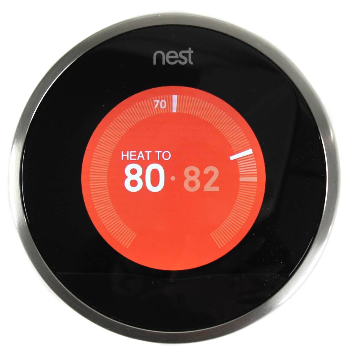 Smart Thermostat, 2nd Generation, Works with Alexa, Silver V552677