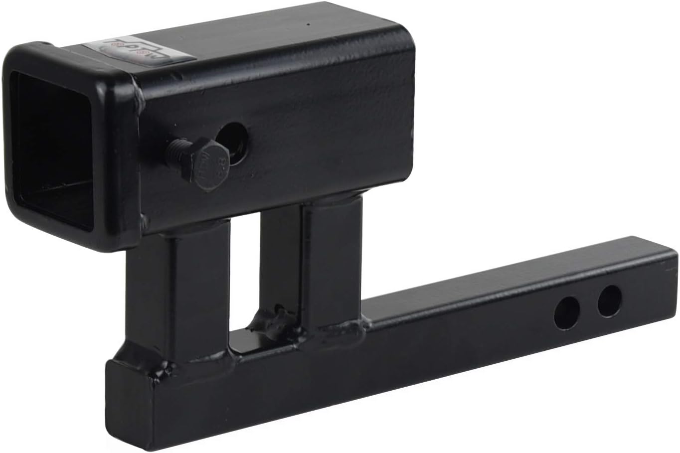 TOPTOW Trailer Hitch Extender Adapter, 2" Receiver, 4-1/4 inch Rise/Drop, 1-1/4 inch Solid Shank, 8-5/8" Extension Pack of 2