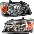 For 2004 2005 2006 Toyota Highlander Headlight Assembly Pair Driver and Passenger Side w/Bulbs DOT Certified For TO2502151