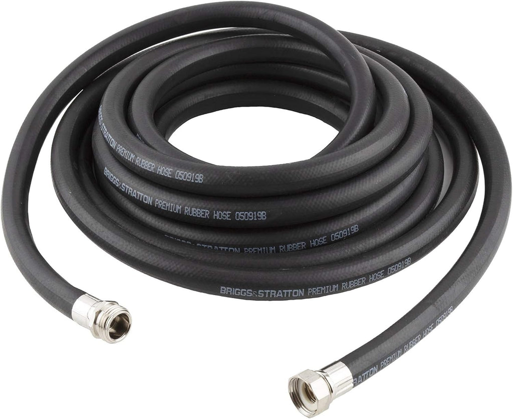 75-Foot Heavy-Duty Rubber Garden Hose, 2-Pack M2177