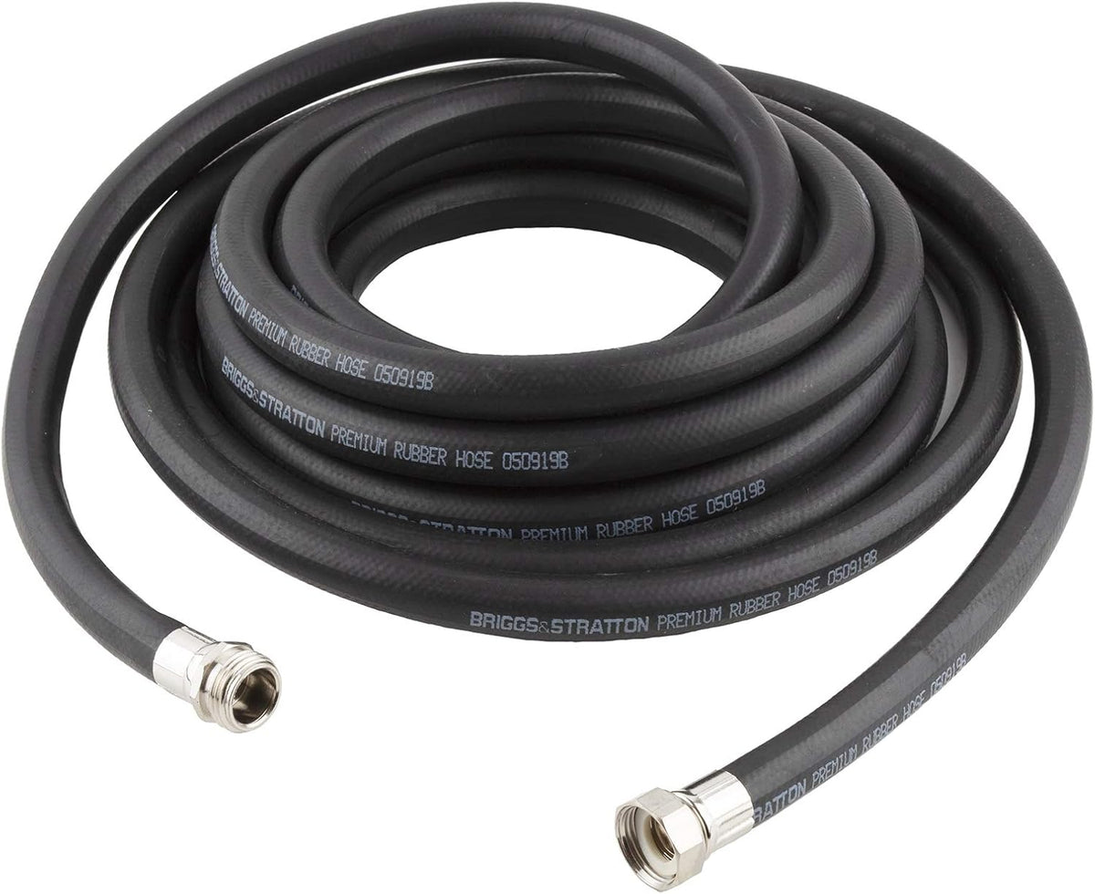 75-Foot Heavy-Duty Rubber Garden Hose, 2-Pack M2177