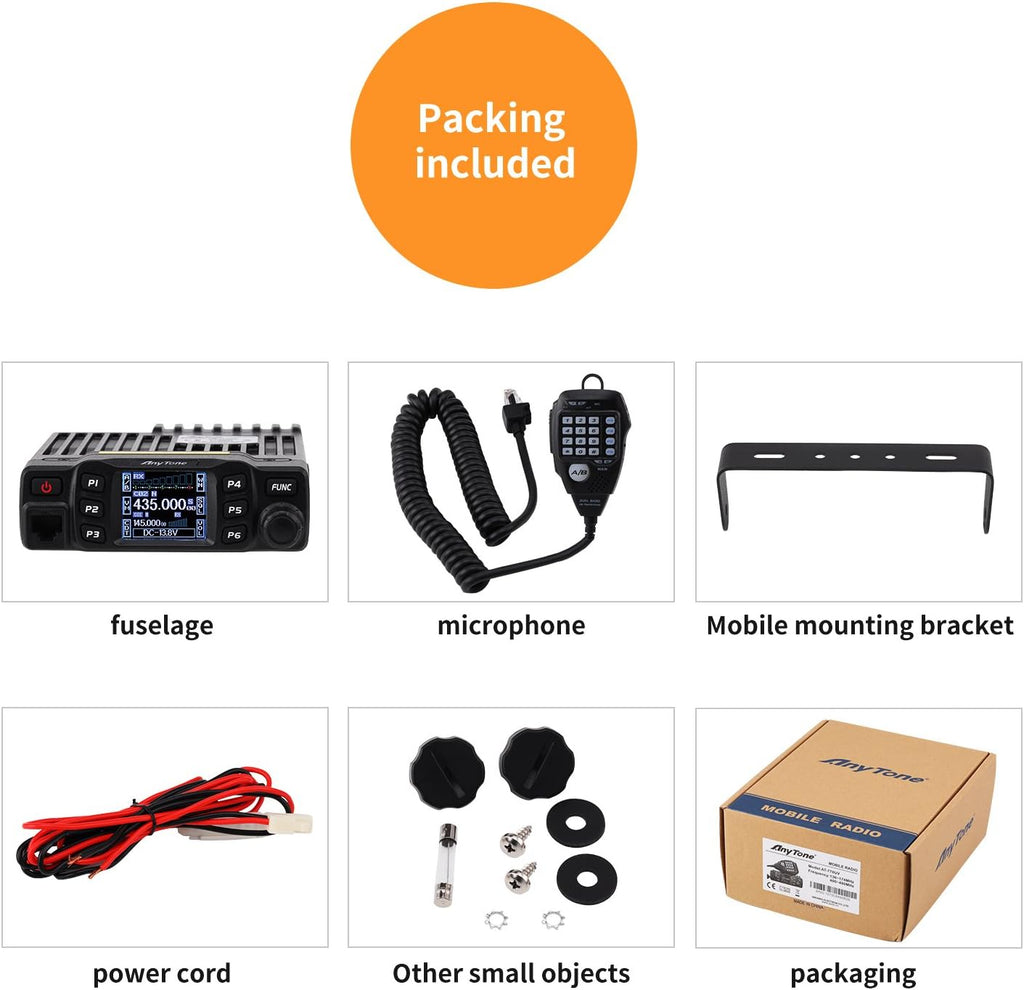 Dual Band Mobile Radio VHF/UHF Two Way Transceiver B5878