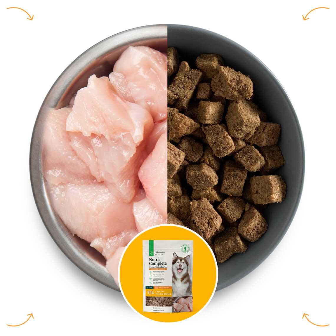 Freeze Dried Raw Chicken Dog Food Q61549