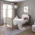 Little Seeds Monarch Hill Canopy Bed, Metallic by Ashley HomeStore