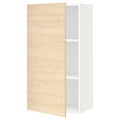 IKEA - SEKTION Wall Cabinet, white/Askersund Light Ash Effect, 21x15x40 19353252