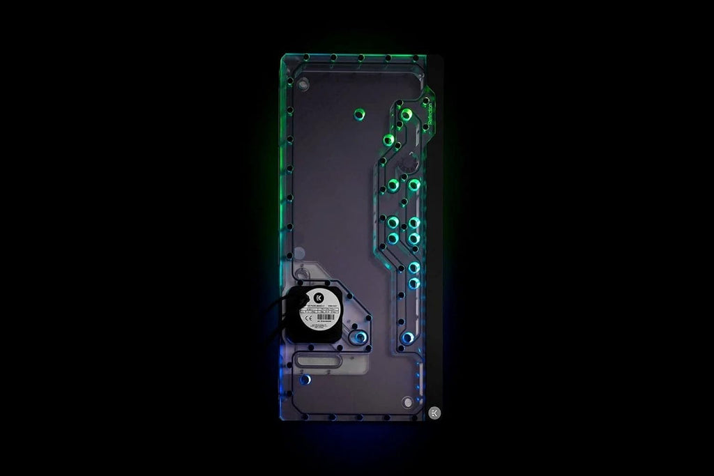 Distroplate for PC-O11D XL, D5 PWM, Digital RGB, Plexi Y714101