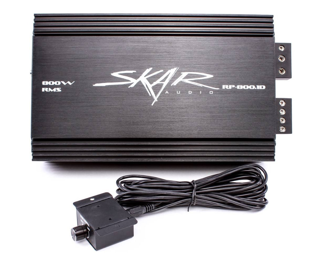 Skar Audio RP-800.1D Monoblock 800-Watt Class D MOSFET Subwoofer Amplifier