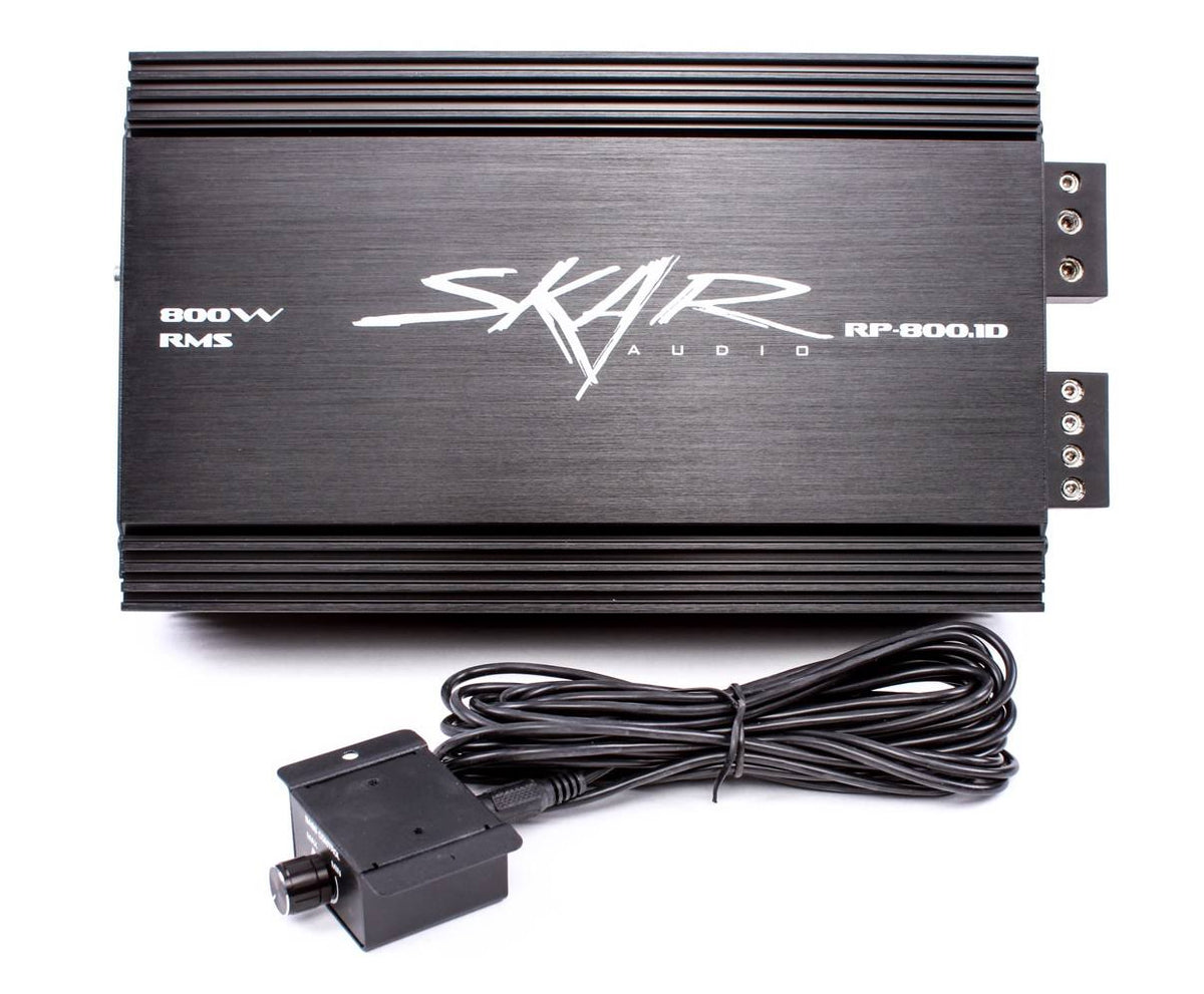 Skar Audio RP-800.1D Monoblock 800-Watt Class D MOSFET Subwoofer Amplifier