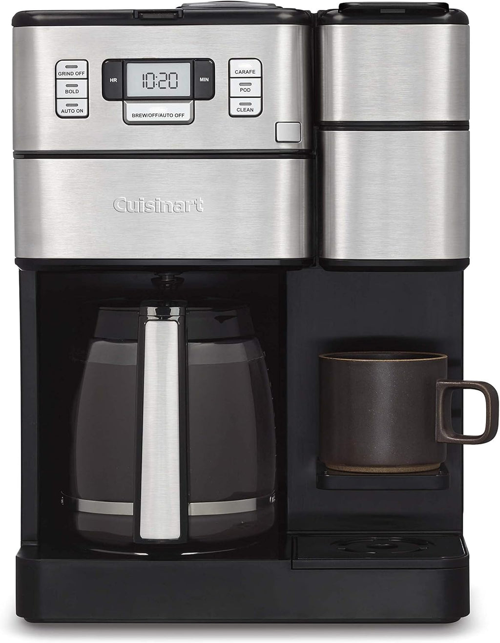 Coffee Center Grind & Brew Plus, Built-in Grinder, Coffeemaker and Single-serve Brewer Q324439