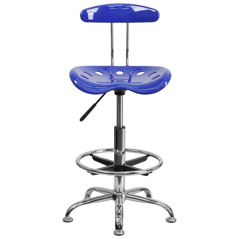Drafting Stool with Tractor Seat E870696