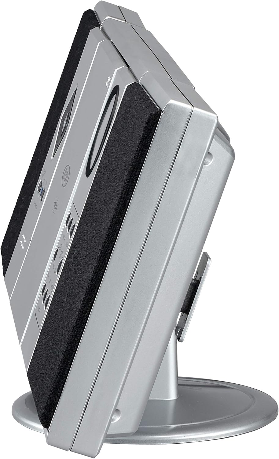 Wall Mountable Vertical Loading CD Music System with AM/FM Stereo and Speakers, Pack of 2 S626