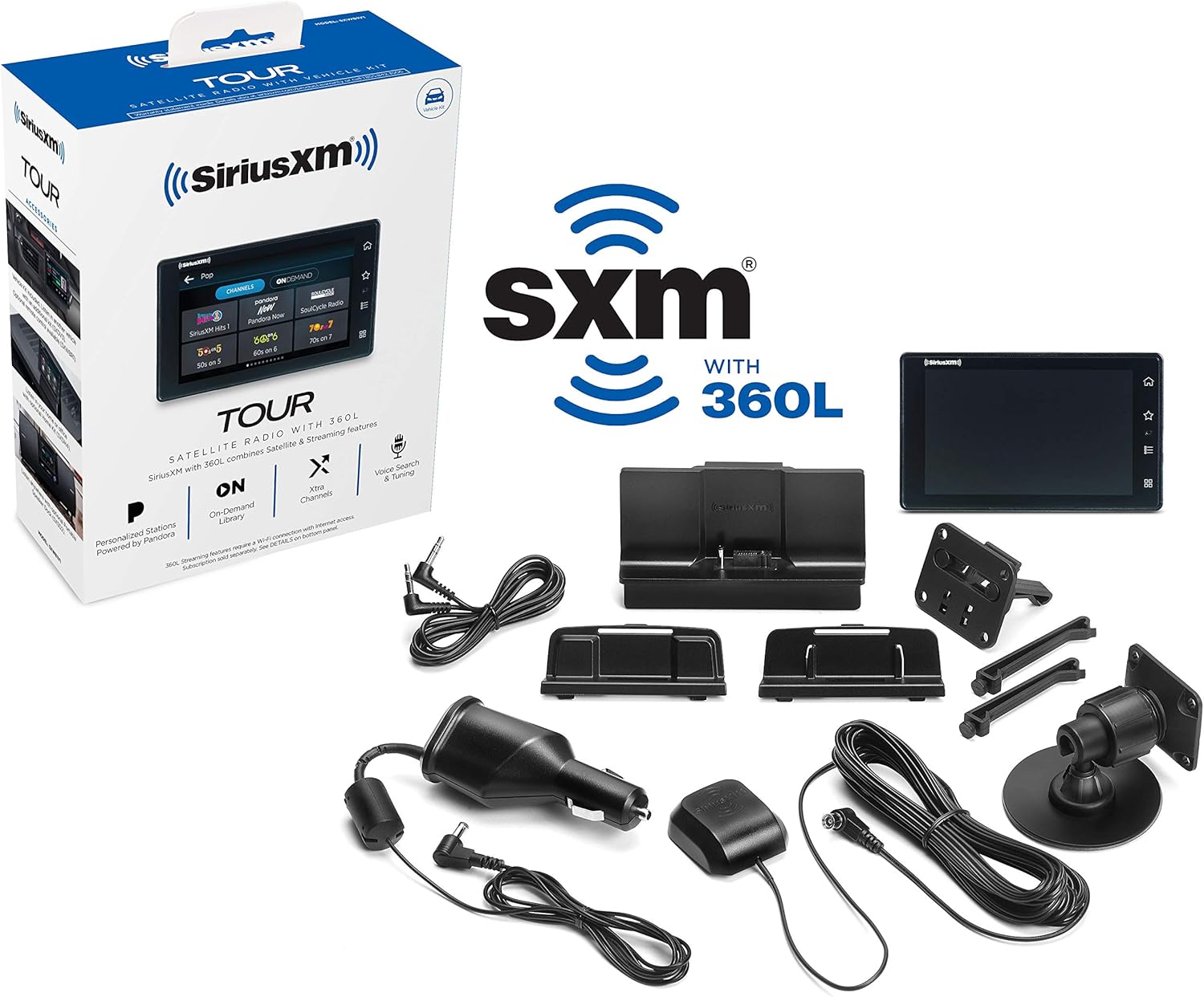 Tour Dock & Play Radio with 360L, PowerConnect Vehicle Dock, and Bluetooth N1419