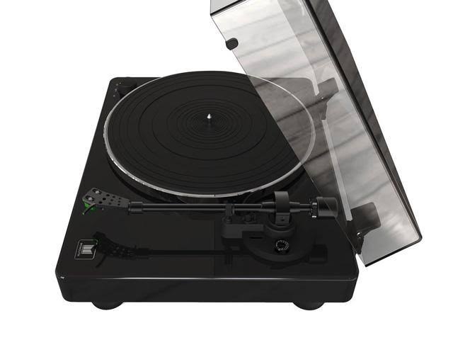 Turntable with Phono Pre Amp, Black W470