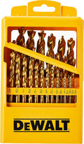 DEWALT Titanium Nitride Coated Drill Bit Set with Pilot Point, 29-Piece (DW1369) Pack of 2