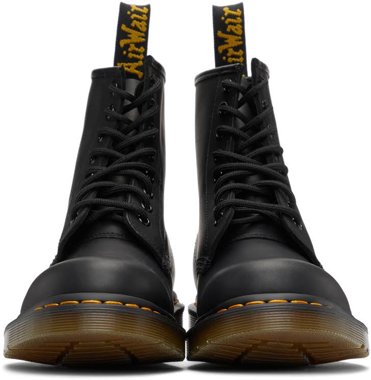 Black Greasy 1460 Boots F815148
