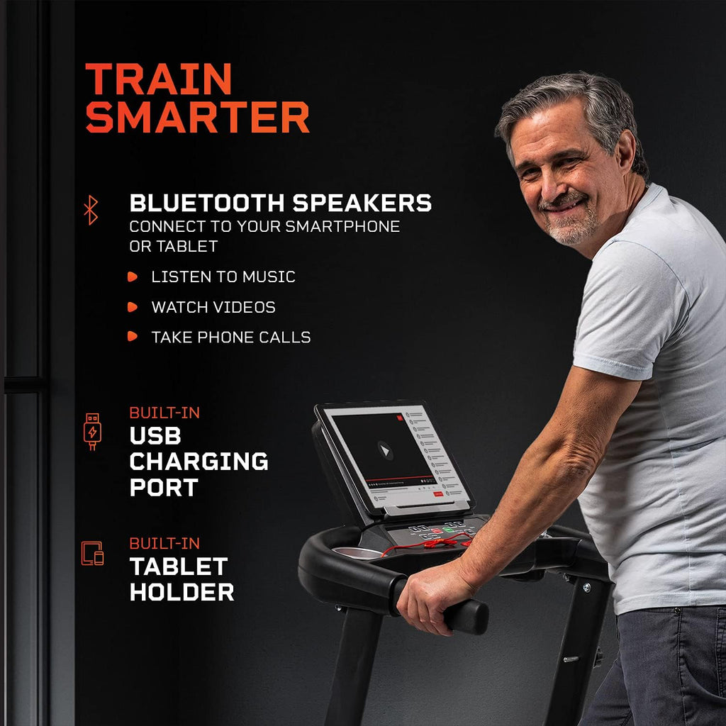 Foldable Treadmill for Walking and Running, Compact for Small Spaces X449