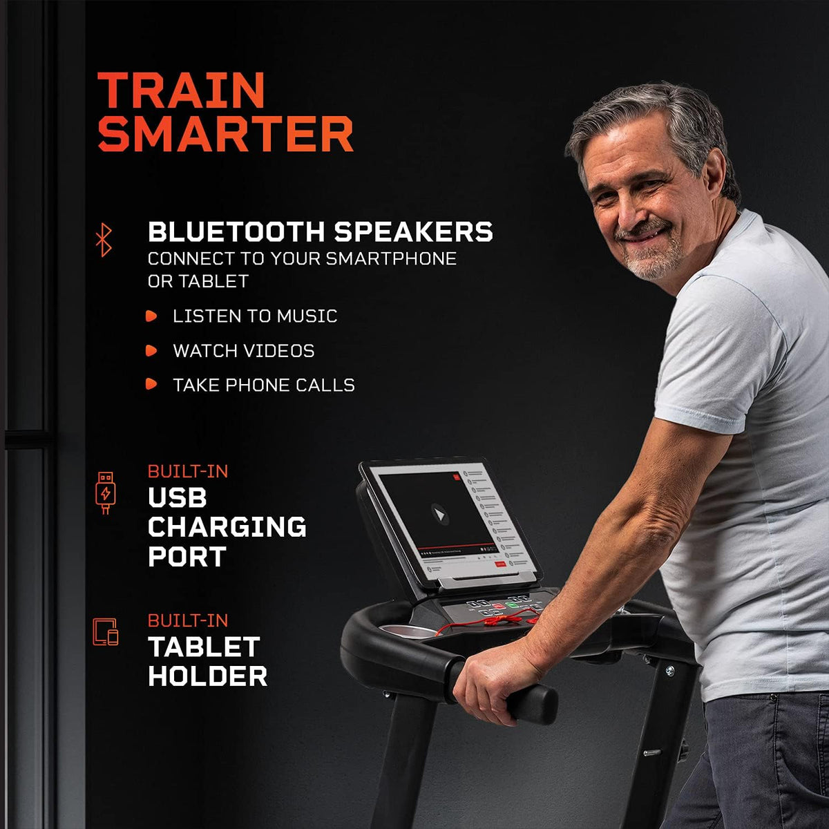 Foldable Treadmill for Walking and Running, Compact for Small Spaces X449