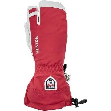 Red 3-Finger Ski Gloves W515597