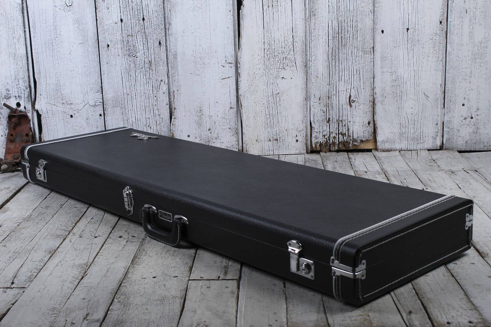 Wood Case for Precision Bass and Jazz Bass, Black I11845